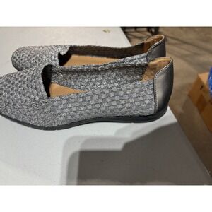 ComfortView Womens Silver‎ Loafers Size 12M